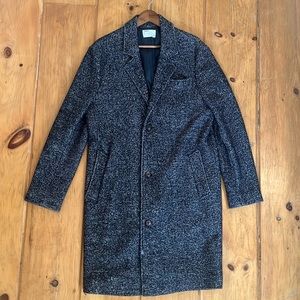 Urban Outfitters (Your Neighbors) Long Pea Coat Slim Fit